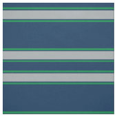 Tissu Bleu et Vert Stripes sportives (Échantillon)