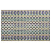 Tissu Bleu ethnique, ikat beige  (Fat Quarter)