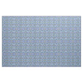 Tissu Bleu feuille fileté (Yard)