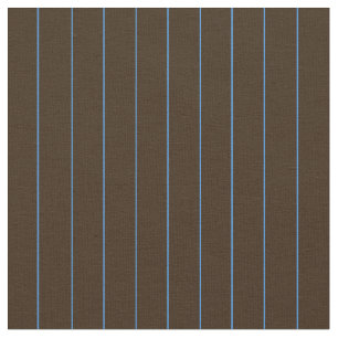 Tissu Bleu fin sur bande de chocolat