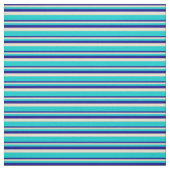 Tissu Bleu foncé, Beige et Turquoise foncé (Échantillon)