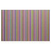 Tissu Bleu foncé, Chocolat, Vert clair et Jaune clair (Yard)