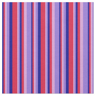Tissu Bleu foncé, Crimson, Plum et Purple