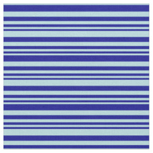 Tissu Bleu foncé et rayures bleues en poudre