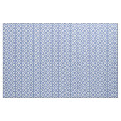 Tissu Bleu Herringbone Grande échelle (Yard)