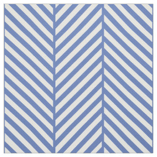 Tissu Bleu Herringbone Grande échelle