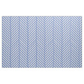 Tissu Bleu Herringbone Grande échelle (Fat Quarter)