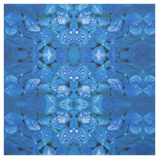 Tissu bleu Hydrangea (Échantillon)