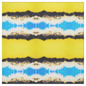 Tissu bleu jaune de montagne (Échantillon)