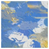 Tissu Bleu, jaune et blanc (Fermer)