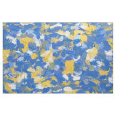 Tissu Bleu, jaune et blanc (Fat Quarter)