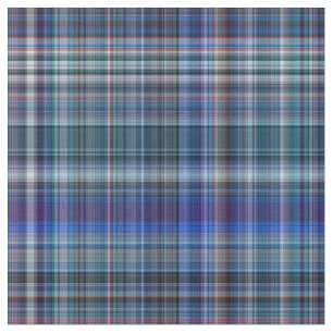 Tissu Bleu Madras Plaid Stripes Imprimer Motif