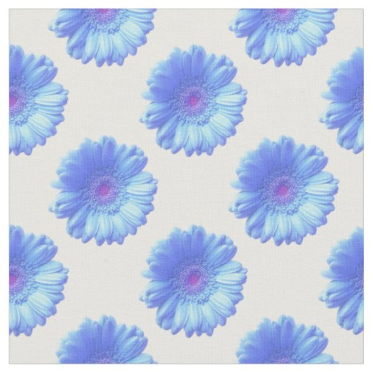 Tissu Bleu marguerite (Fermer)