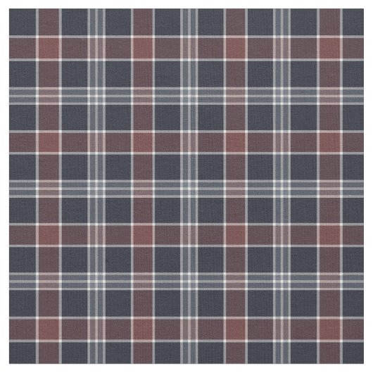 Tissu Bleu marine et plaid de Bourgogne (Fermer)