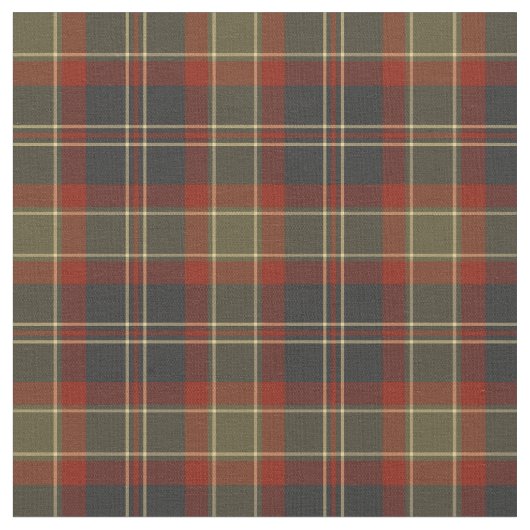 Tissu Bleu marine et plaid rustique rouge (Fermer)