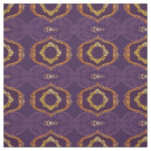 Tissu Bleu marine ou violet avec Mandalas or (Échantillon)