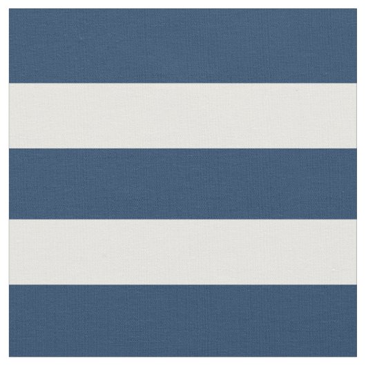 Tissu Bleu nautique et blanc de 1 pouce (Fermer)