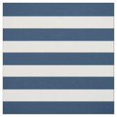 Tissu Bleu nautique et blanc de 1 pouce (Échantillon)