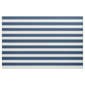 Tissu Bleu nautique et blanc de 1 pouce (Fat Quarter)