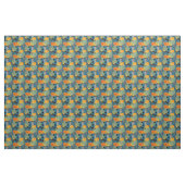 Tissu Bleu nocturne d'Halloween (Yard)