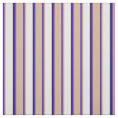 Tissu Bleu, Orchidée foncée, Tan, Beige & Noir (Échantillon)