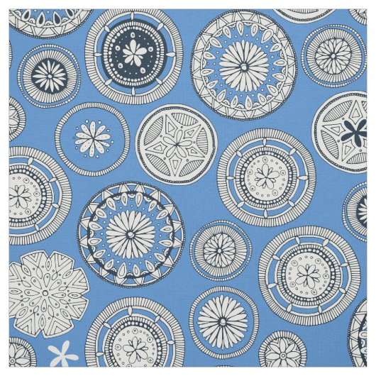Tissu bleu pango (Échantillon)