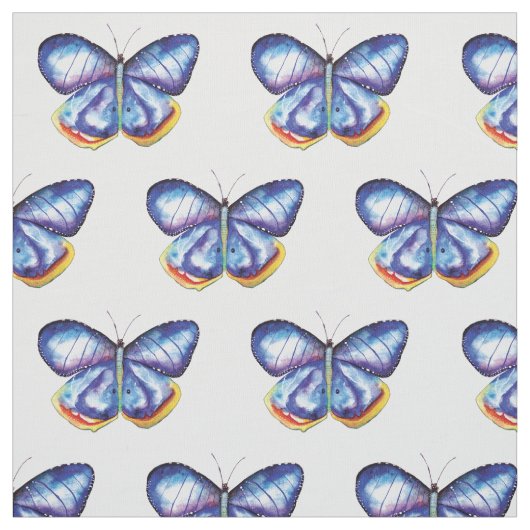 Tissu Bleu papillon Pima Cotton (54 po de largeur) (Échantillon)