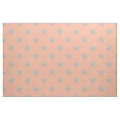 Tissu Bleu pastel sur corail (Fat Quarter)