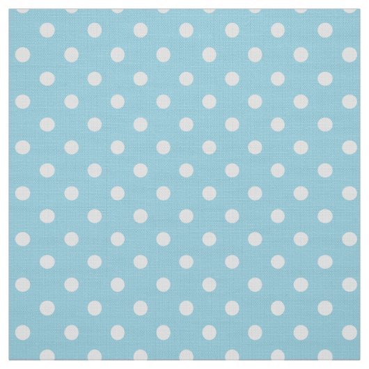 Tissu Bleu photo pois (Échantillon)