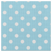 Tissu Bleu photo pois (Fermer)
