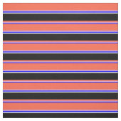 Tissu Bleu, Plum, Rouge, Noir et Blanc (Échantillon)