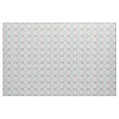 Tissu bleu pourpre de blanc de motif de notes de (Yard)