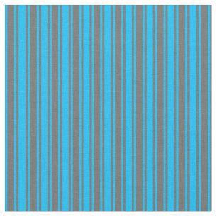 Tissu Bleu profond et gris foncé rayures