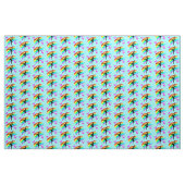 TISSU BLEU RAINBOUR ET DANSER BOUTEILLÉ (Yard)