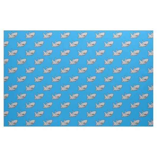 Tissu bleu requin (Fat Quarter)