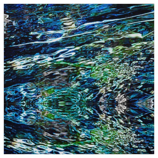 Tissu Bleu River Fabric (Échantillon)