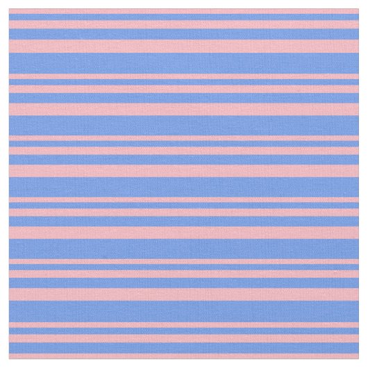 Tissu Bleu rose clair et fleur de Cornouailles (Fermer)