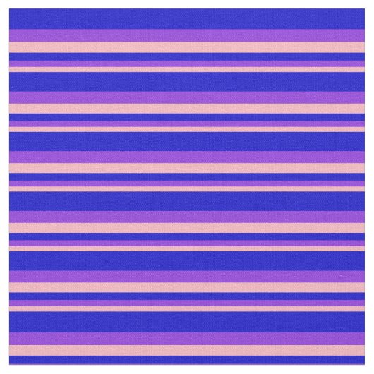 Tissu Bleu, rose pâle et bleu (Fermer)