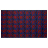 Tissu Bleu/Rouge Abstrait (Fat Quarter)