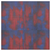 Tissu Bleu/Rouge Abstrait (Détail)