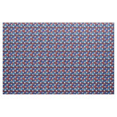 Tissu Bleu rouge Camo Motif Graduation (Yard)