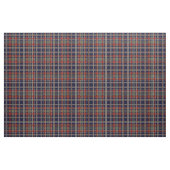 Tissu bleu, rouge et plaqué ocre (Tartan) (Yard)