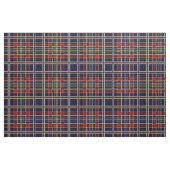 Tissu bleu, rouge et plaqué ocre (Tartan) (Fat Quarter)