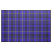 Tissu Bleu royal bleu cobalt palid blanc/bande noire (Fat Quarter)
