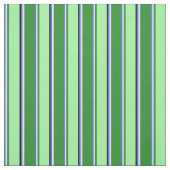 Tissu Bleu Royal, Lavande, Vert Forêt, Vert Vert & Noir (Échantillon)