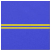 Tissu Bleu royal, or rayé design (Fermer)
