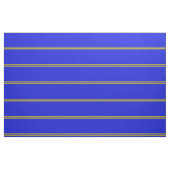 Tissu Bleu royal, or rayé design (Fat Quarter)