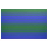 Tissu bleu royal, pied vert d'île, rayures (Fat Quarter)