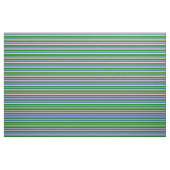Tissu Bleu royal, rose et vert rayures (Fat Quarter)
