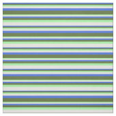 Tissu Bleu Royal, Vert Olive foncé, Vert & Jaune clair (Échantillon)